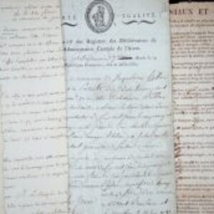 Ensemble de documents sur l'Aisne, XVIIIe-XIXe.