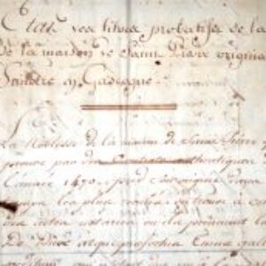 4 manuscrits du XVIIIe sur la noblesse de la famille Saint-Pierre, en Gascogne.