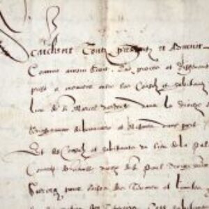 Accord entre les communautés de La Palud et de Saint-Marcel-d'Ardèche, en 1612.