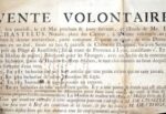 Vente de 3 domaines séricicoles en Ardèche en 1782.