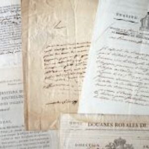 Intéressant ensemble de documents XVIIe et révolutionnaires sur les Bouches-du-Rhône.