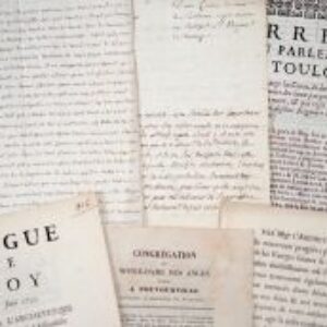Bel ensemble de documents sur le clergé en Haute-Garonne, XVIIe-XVIIIe.