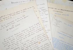 Dossier sur la découverte des sources de la Garonne par Norbert Casteret.