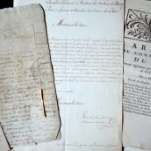 21 documents XVIIIe-XIXe sur l'Indre.