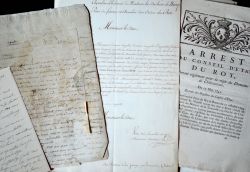 21 documents XVIIIe-XIXe sur l'Indre.