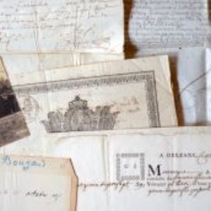 Diplôme de théologie de 1660 et autres documents anciens sur le Loiret.