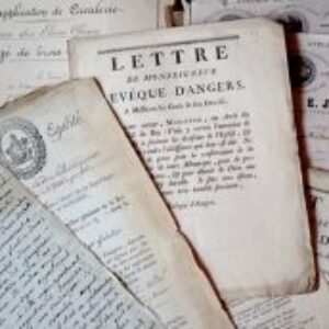 Bel ensemble de documents XVe-XIXe sur le Maine-et-Loire.