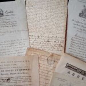 Ensemble de documents XVIIe-XXe sur la Marne.