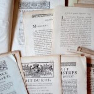 Ensemble de 39 imprimés du XVIIIe sur Lille et la région du Nord.