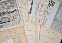 Bel ensemble de documents XVIIe-XXe sur Lille et le Nord.