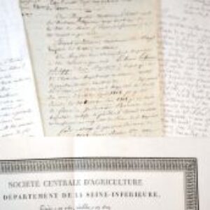 Ensemble de documents anciens sur Rouen.