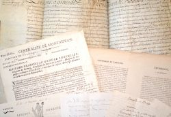 Ensemble de documents anciens sur le Tarn-et-Garonne.