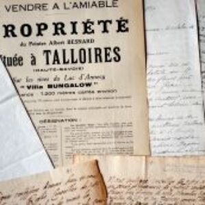 Bel ensemble de documents XVIIe-XIXe sur la Haute-Savoie.