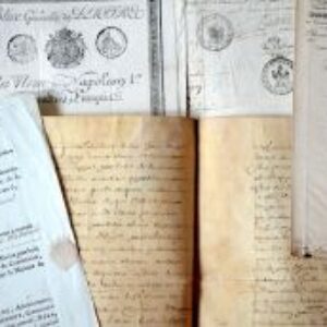 7 documents XVIIe-XIXe sur le département de la Vienne.