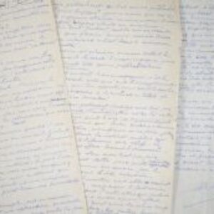 Manuscrit d'Henry de Monfreid sur l'aventure et les aventuriers.