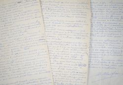 Manuscrit d'Henry de Monfreid sur l'aventure et les aventuriers.