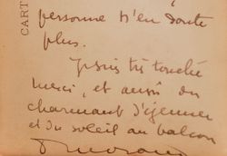 Paul Morand ravi par un tableau.