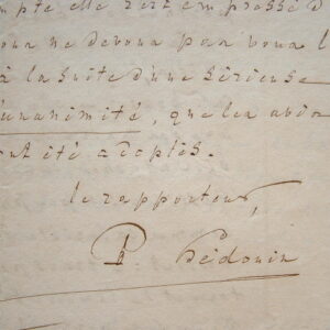 Des objets d'art pour la société de Valenciennes.