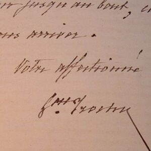 Belle lettre du général Trochu.