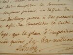 Pierre-Hubert Anson. Lettre au comité des Impositions.