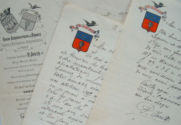 Paul Jovis a besoin de financer ses travaux aérostatiques.