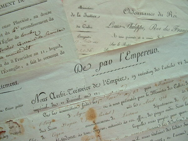 Documents sur le clergé gascon.