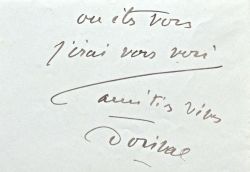 Georges Dorival recommande Madeleine Mory chez Pathé. 1928.