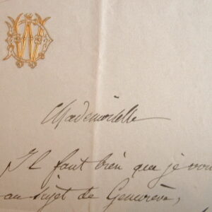 Dupont-White enchanté par la lecture d'un roman historique.