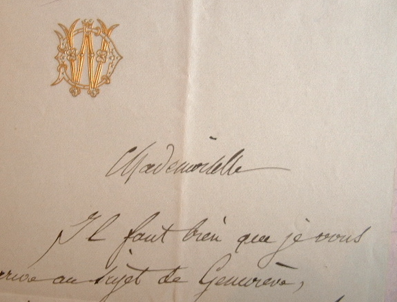 Dupont-White enchanté par la lecture d'un roman historique.