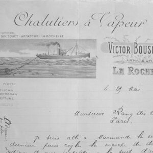 Pêche. Association rochelaise des chalutiers de Bousquet.