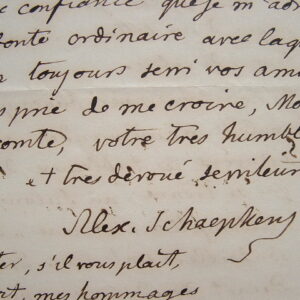 Alexander Schaepkens défenseur de la peinture de son frère.