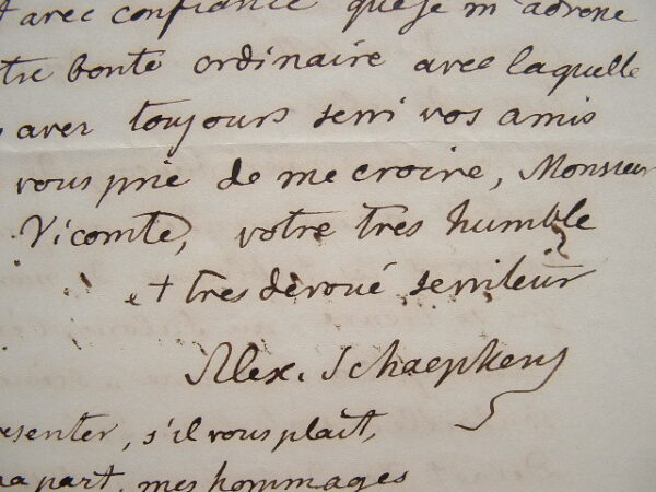 Alexander Schaepkens défenseur de la peinture de son frère.