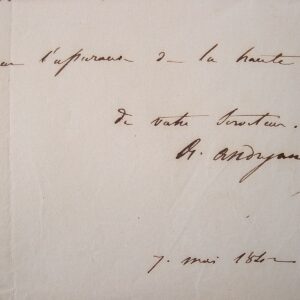 Alexandre Andryane intervient pour une bourse.