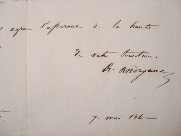 Alexandre Andryane intervient pour une bourse.