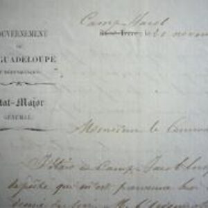 Le gouverneur de la Guadeloupe retenu à Camp-Jacob.