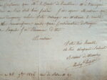 Deux lettres de la religieuse Bonnet de Meautry.