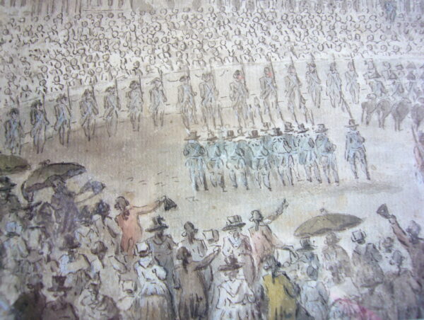La fête de la Fédération, dessin original de Demachy.