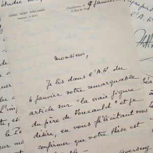 Le père de Foucauld défenseur moral du Sahara.