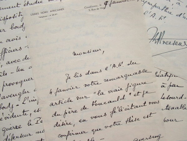 Le père de Foucauld défenseur moral du Sahara.