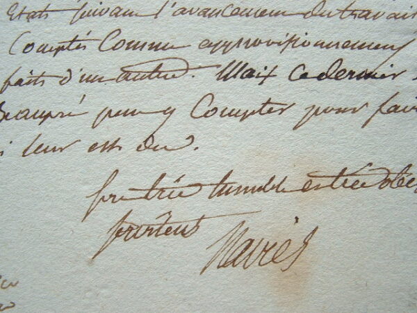 Navier construit le pont de Choisy.