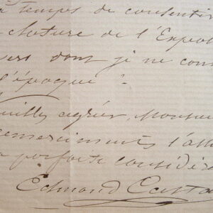 Edmond Custan expose au Palais de Cristal.