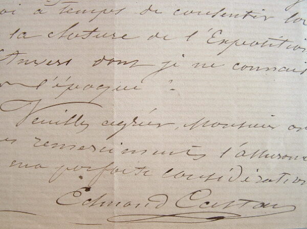 Edmond Custan expose au Palais de Cristal.