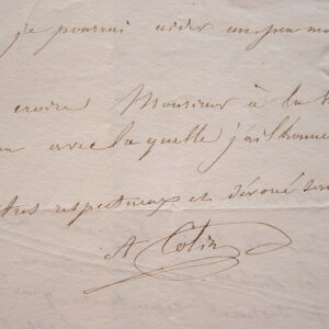 Alexandre Colin autorise des gravures d'après ses tableaux.