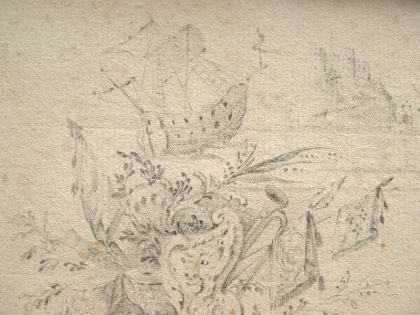 Dessins de cul de lampe XVIIIe.