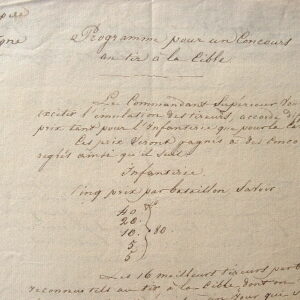 Un concours de tir sous les auspices du général Aupick.