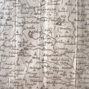 Gravure : vue de la région de Pfaltz (Allemagne).