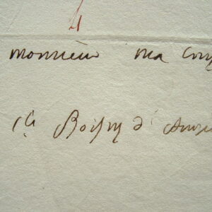 Boissy d'Anglas réclame un paiement en or.