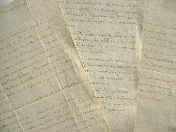 Pontevès-Gien. Trois lettres à Thomas de Saint-Laurent.