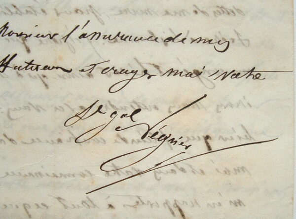 Le général Négrier apprend, en Algérie, le décès de sa mère.