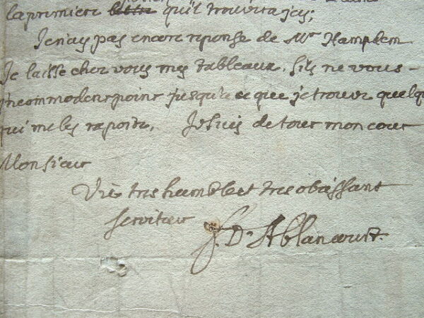 L'historiographe Frémont d'Ablancourt en exil.